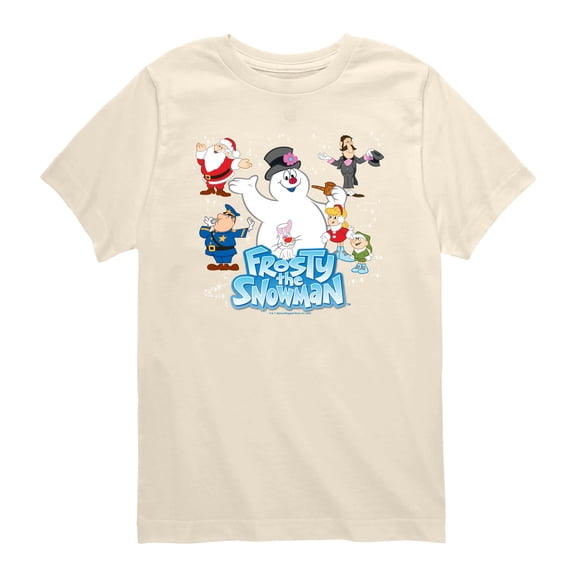 Frosty the Snowman - Frosty Cast - Toddler Boys Short Sleeve Graphic T-Shirt