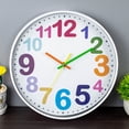 thumbnail image 2 of Reloj de Pared YONGSHENG Diseño 3D Números Grandes 30cm con Pilas para Sala de Estar, 2 of 5