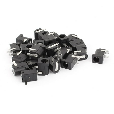 Panel Mount Dc Power Jack - unique bargains 22pcs 5.5mmx2.1mm dc power jack socket female panel mount connector
