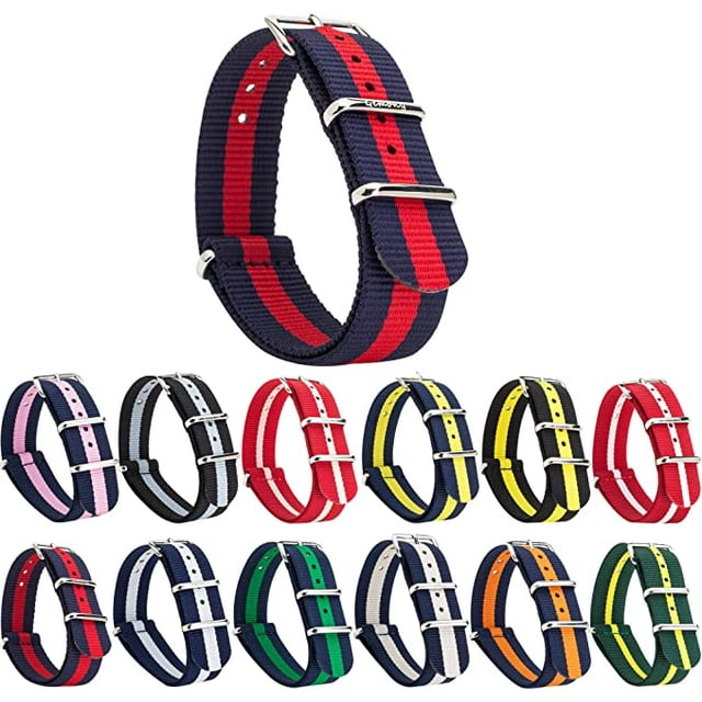Bracelet NATO Premium Balistique Unisexe en Nylon 18 mm