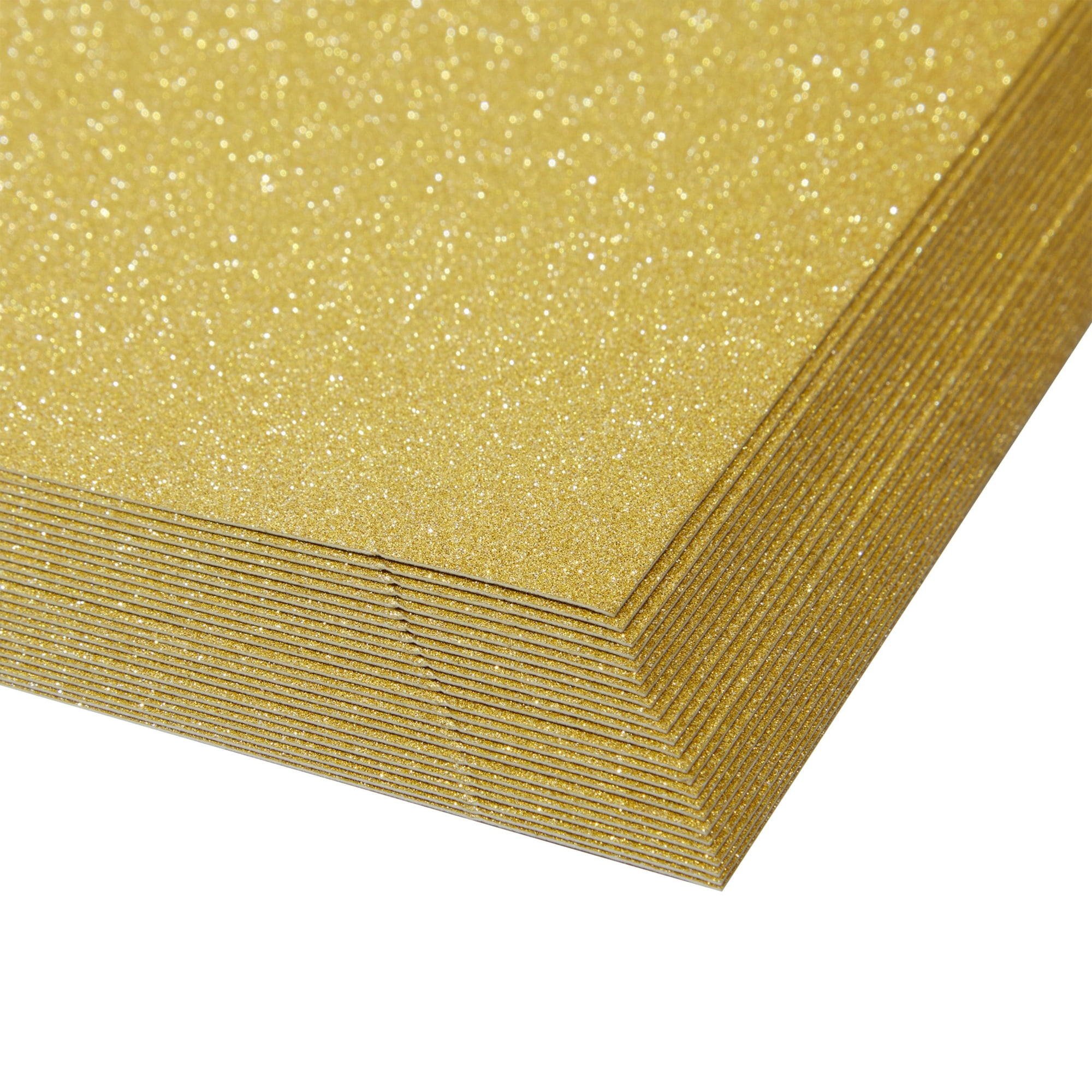 24-Pack Gold Glitter Cardstock DIY Craft Decorative Paper Scrapbooking 8 x  12, PACK - Fry's Food Stores