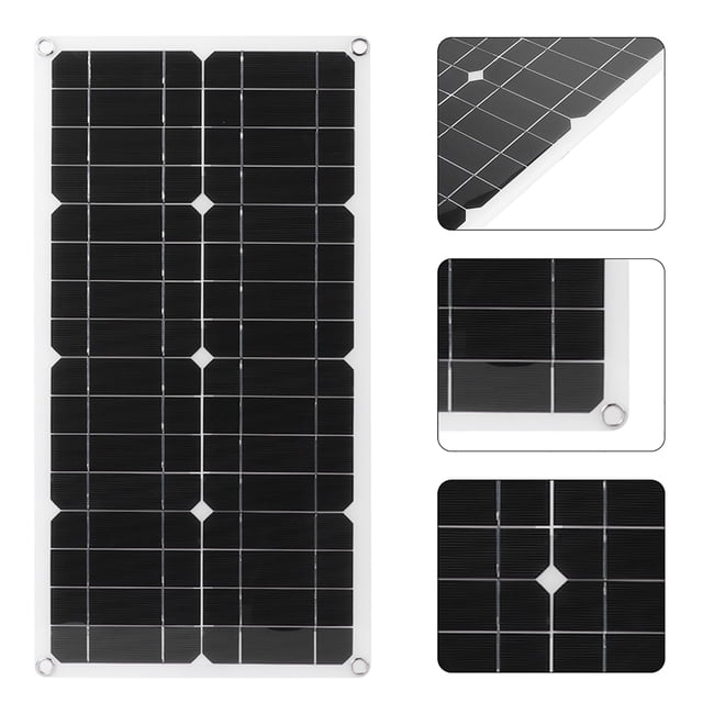 Solar Panel Outdoor Portable Solar Cell for Battery Charging RC Boat Outdoor Battery 30A