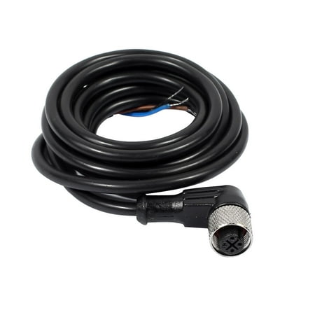 M12 2M Female Right Angle 4Pin Connector Aviation Socket Electrical Cable price history on PriceWatchPro