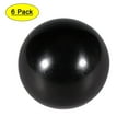 thumbnail image 1 of Unique Bargains 6 Pcs Thermoset Ball Knob M6 Female Thread Machine Handle 30mm Diameter Smooth Rim Black, 1 of 1
