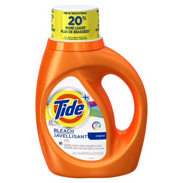 Tide Plus Bleach Alternative Original Scent Liquid Laundry Detergent