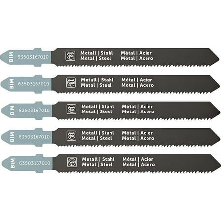 Fein 3 Inch 23-18 Tpi Bimetal Jigsaw Blades, 5 Pack