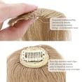 thumbnail image 3 of Benehair Clip in Hair Side Bangs Fringe Curtain Bangs 100% Real Human Hair Extensions Swept Weft Blonde Remy Hair Frence Bangs 2 PCS, 3 of 6