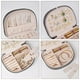 thumbnail image 4 of ProCase Joyero tamaño viaje, pequeño joyero portátil en forma de concha, mini organizador de joyas de 2 capas en cuero PU para mujer -Negro, 4 of 5
