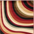 thumbnail image 3 of Contemporary Rug - Porcello Polypropelene Pile -Red/Multi Style-C-Color:Red/Multi,Design:Contemporary,Shape:Medium Rectangle,Size:9' 6''L x 6' 7''W, 3 of 3