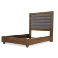 thumbnail image 4 of Michael Amini Brooklyn Walk Eastern King Tufted Panel Bed - Gray, 4 of 10