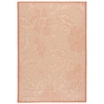 thumbnail image 2 of Safavieh Courtyard Helen Floral Indoor/Outdoor Area Rug, Natural/Terracotta, 5'3" x 7'7", 2 of 8