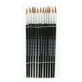 thumbnail image 1 of Water Color Brushes, Pointed, #7, 3/4", Camel Hair, Pack Of 12, 1 of 1