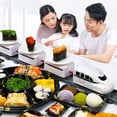 thumbnail image 3 of LEEYNEER 1 Set Sushi Trains Set Rotating Table Food Train Electric Train Toy Rotation Sushi Trains, 3 of 6