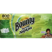 Procter & Gamble, Bounty Quilted White Napkins, 4 packages