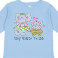 thumbnail image 4 of Inktastic Elephant Future Big Sister Girls Long Sleeve Toddler T-Shirt, 4 of 5