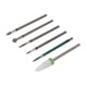 thumbnail image 5 of Brocas para uñas, 6 piezas Brocas de cerámica para quitar esmalte de uñas Brocas de cerámica para uñas Rendimiento potente, 5 of 14
