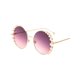 thumbnail image 4 of Qarigey Gafas de sol con montura de PC y perlas, clásicas para cualquier ocasión, gafas de sol redondas, protección , accesorio de moda, Type2 NO2, 4 of 6