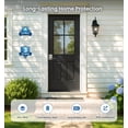 thumbnail image 5 of Veise Keypad Door Lock with Handle, Keyless Entry for Front Door & Bedroom, Electronic Lock with Code, Auto-Locking, Easy Installation, Passage Mode, Satin Nickel, 5 of 9