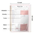 thumbnail image 3 of Daily To Do List Planner Notebook, 7.2"x10" Daily Planner- 52 Sheets Tear-Off Sheets, B5 Spiral Daily Planning ,Undated Task Checklist Planner Journal for Time Management, 3 of 7