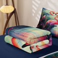 thumbnail image 5 of jejeloiu Pink Cute Flamingo Zipper Full Size Comforter Sets with Fitted Sheet and 2 Pillowcases Kids,Tropical Wild Animals Zipper Bedding Set,Reversible,4 Pieces, 5 of 7