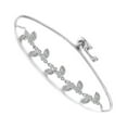 thumbnail image 1 of Guardurnaity con cordón para mujer Willow Zircon Estilo simple Brazalete Cadena Joyería Accesorio de moda para fiesta Oro blanco Type3 NO3, 1 of 6