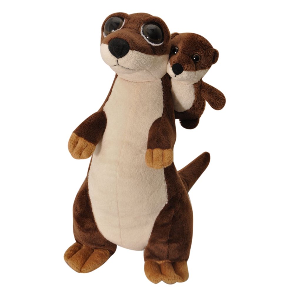 Be Pockets River Otter 10 inch - Stuffed Animal by The Petting Zoo