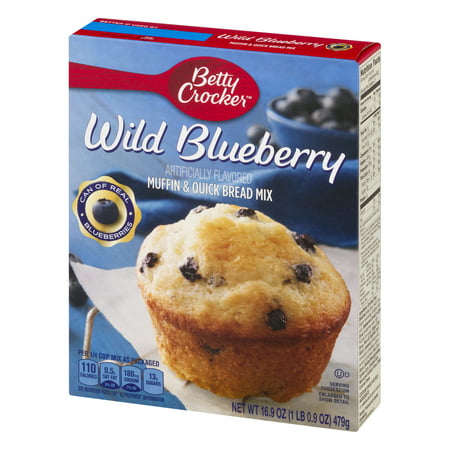 Betty Crocker® Muffin & Quick Bread Mix Wild Blueberry 16 ...