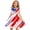 Multicolor, variant on Amidoa Girl Dresses 4th of July Swing A-Line Short Sleeve Dress Casual Summer Sundress for Kids Multicolor Size 13
