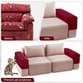 thumbnail image 4 of Fundas para Reposabrazos de Sofá Uxcell para Reposabrazos de 17.71 a 20" Longitud Antideslizantes Estirables [Rojo Vino], 4 of 7