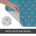 thumbnail image 3 of Kdxio Cartoon Whale,16" x 24", Non-Slip Front Door Mats,Outdoor Welcome Mat Washable, 3 of 9