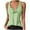 Mint Green, variant on Ndbuld Women's Ribbed Sleeveless Tank Top Women's Casual Sleeveless T-shirt with Solid Button Top Great Gifts for Less White XL