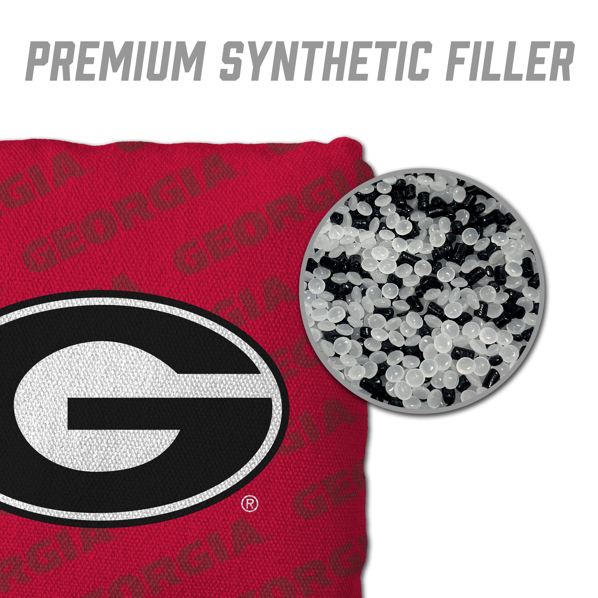 NCAA Georgia Bulldogs Cornhole Bags - 4PK - Red