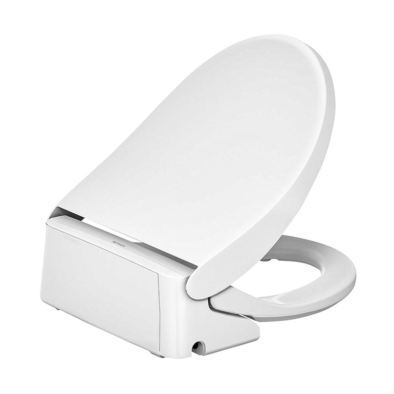 Kohler PureWash E875 Round Bidet Seat White K-30969-0 Heated Seat Warm Water Dryer Remote Auto Lid Nightlight Deodorizer Smart Toilet Seat Round Front Easy Install