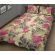 thumbnail image 2 of Juego de cama acolchado con estampado de mariposas y rosas rosas, 2 of 5
