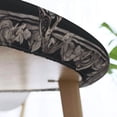 thumbnail image 3 of Elegant Butterfly Round Fitted Tablecloths Table Covers Wipeable Waterproof Elastic for Kitchen Dinning Parties Wedding Picnic Small Fits 40-44 Inch Table Size, 3 of 5