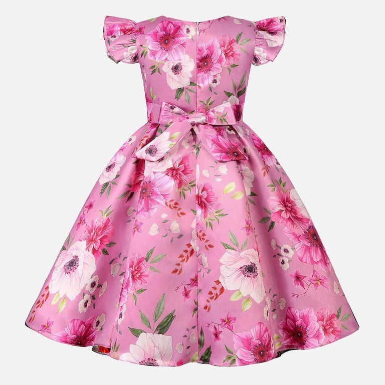 graduation guest dress Lovely Light Blue And Pink Tea Length Graduation Dresses, Pink Short P –  formalgowns main image 0