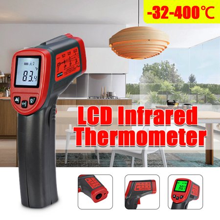 ST400 Hand-held Thermometer Non-Contact Laser Display IR Infrared
