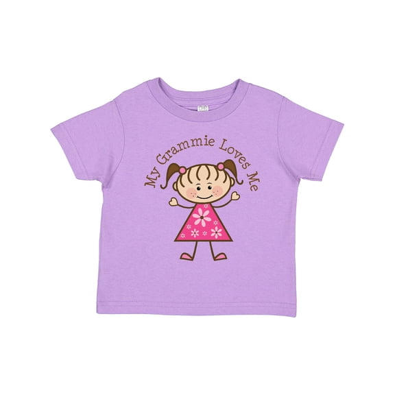 Inktastic My Grammie Loves Me Girls Toddler T-Shirt