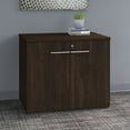 thumbnail image 6 of Office 500 36W Storage Cabinet with Doors in Black Walnut - Engineered Wood, 6 of 6