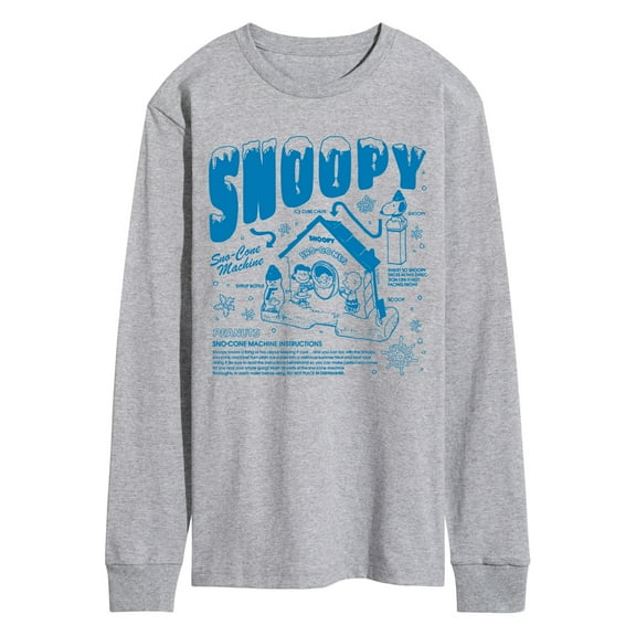 Peanuts - Snoopy Snocone - Men's Long Sleeve Graphic T-Shirt