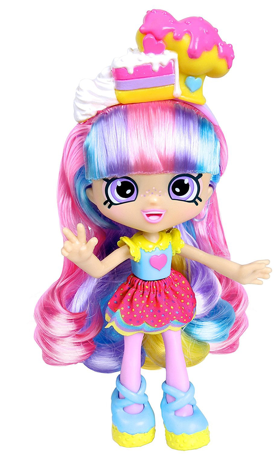 SHOPKINS SHOPPIES PAM CAKE INCLUDES 2 EXCLUSIVE SHOPKINS BRAND NEW * 
