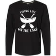 thumbnail image 3 of Inktastic Living Life On The Lake Long Sleeve T-Shirt, 3 of 5