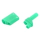 thumbnail image 2 of 20 piezas 22.160 4mm carcasa de conector de clavija de plátano de seguridad aislada para conector RC verde, 2 of 10