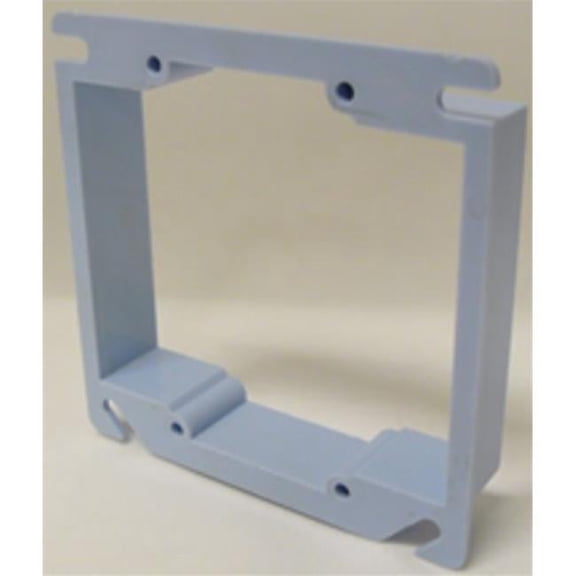 Cantex Industries 45555000 EZ06DXAR 0.5 in. PVC 2 Gang Non Metallic Square Cover