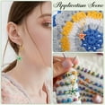 thumbnail image 5 of 1 Box 20Pcs 10 Colors Cute Crochet Markers Knitting Markers Charms Enamel Starfish Planner Charms Removable Leverback Stitch Marker for DIY Crocheting Weaving Sewing Quilting Jewelry Making, 5 of 5