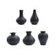 thumbnail image 1 of Elevate Your Decor with Our Matte Black Vase Collection, 1 of 5