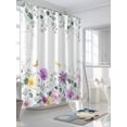 thumbnail image 3 of Fsddascl Eucalyptus Leaves Shower Curtain Set - Long 72" x 84" Washable Bathtub Curtain with 12 Hooks, Sage Green Pastoral Floral Weeping Waterproof Fabric Stall Shower Curtains for Bathroom/Bathtub, 3 of 6