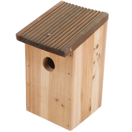 WORGEOUS Wooden Nesting Box Outdoor Bird House Bird Nest Backyard Patio Nesting Box