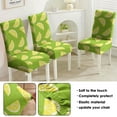thumbnail image 5 of Set of 4 Lemon Print Dining Chair Covers Lovely Yellow Fruit Theme Washable Stretch Slipcovers Removable Polyester Protector for Modern Kitchen or Party, 5 of 7
