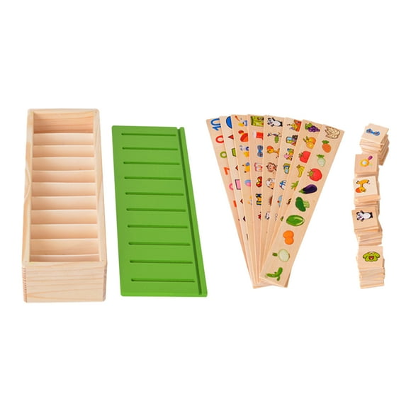 Miangastore Children's Educational Toy Early Learning Knowledge Classification Box